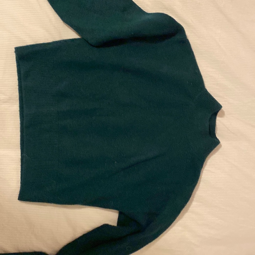 COPY - Green XS mock neck sweater